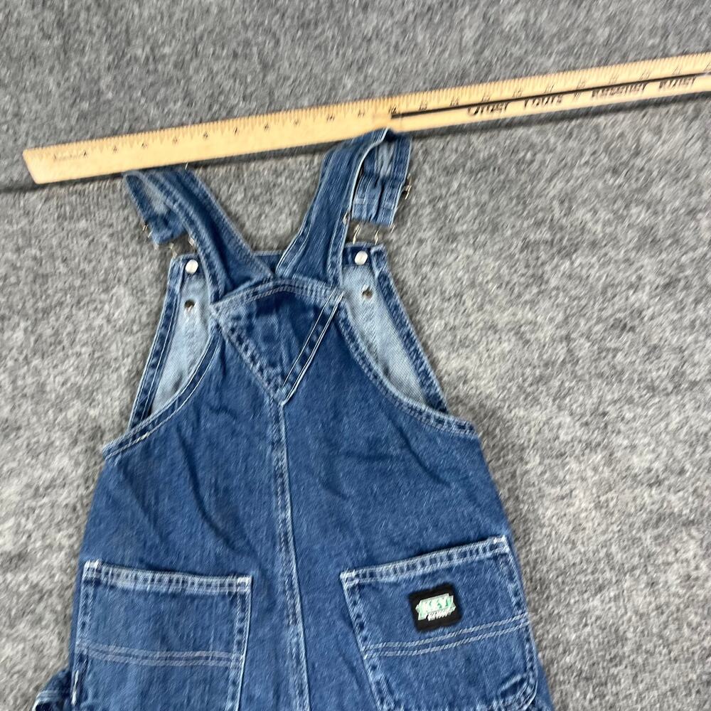 Key Denim Overalls Kids Size 5 Blue Bib Carpenter Classic Workwear USA Made - Picture 7 of 9
